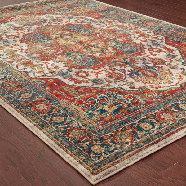 World Menagerie Knox Red Area Rug & Reviews Wayfair